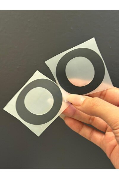 Gönülden Tasarım 2 PIECE IRON ON LETTER O EMBLEMĂ TRANSFER IMPRIMATĂ 5X5 CM N...