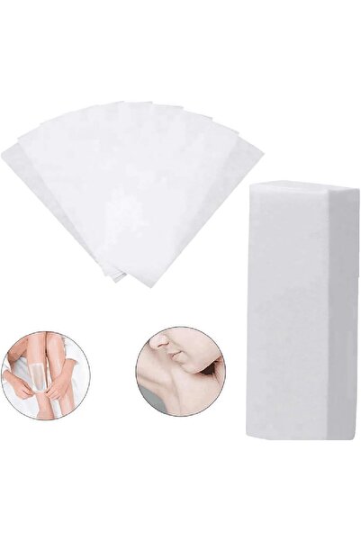 ToolHouse 100 Disposable Waxing Strips - Nonwoven Wax Paper for Body, Face & Eyebrows