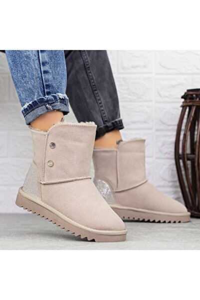 mei Γυναικείες Μπότες UG 2G5 Μπεζ