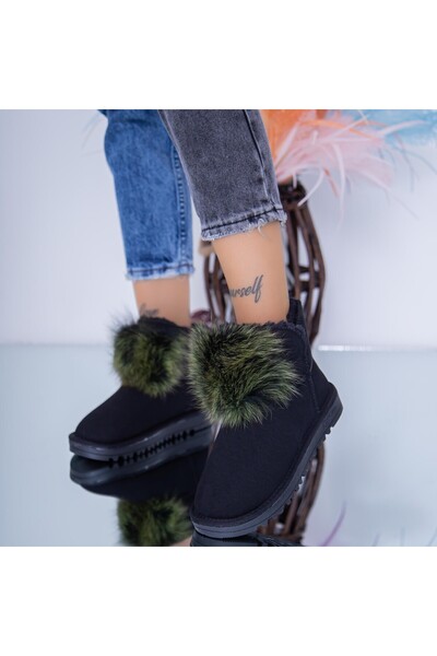 mei Ghete UG Dama WL127 Negru-Verde