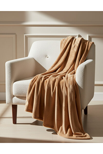 REDTAG Brown Ultra Soft Blanket (Single Size)