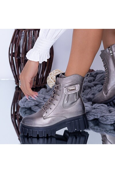 mei Women's Boots MX305 Guncolor