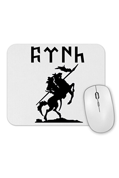 dekado Gokturk Alphabet Tuğ Mouse Pad