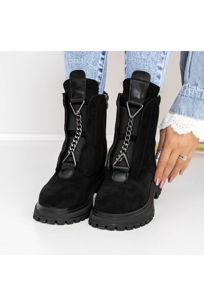 mei Women's Boots 3WL11 Black