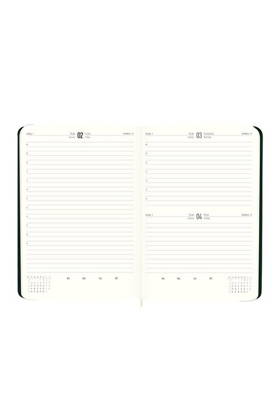 KESKİN COLOR Keskin 2026-14*20 Daily Thermo Leather Agenda-Red