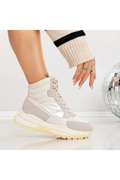 mei Women's Boots YC-11093 Gray