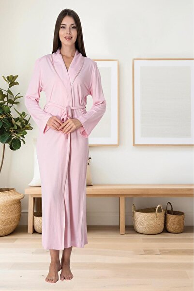 Lohusa Homewear Women's Powder Special Design Stylish Maternity Dressing Gown Effortt