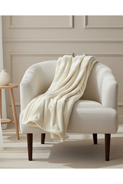 REDTAG Cream Ultra Soft Blanket (Single Size)