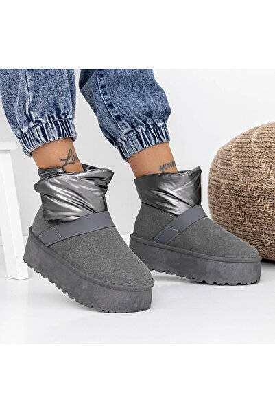 mei Women's Boots 3XJ109 Grey