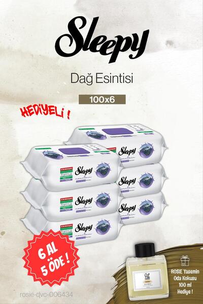 Sleepy نسيم الجبل اشترِ 6 واحصل على 5 عبوات من 100، عطر روزي ياسمين للغرف