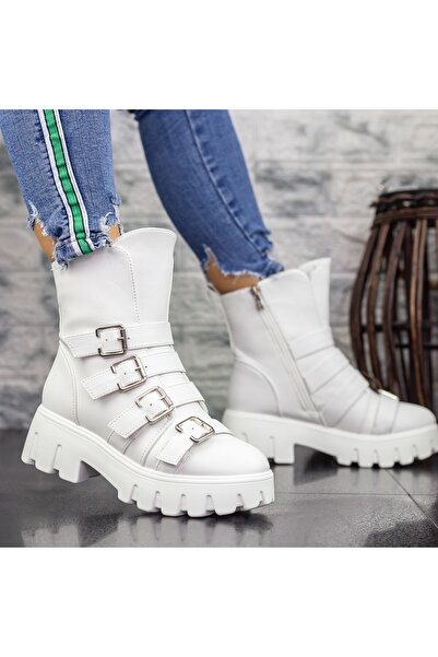 mei Women's Boots 2MX381 White