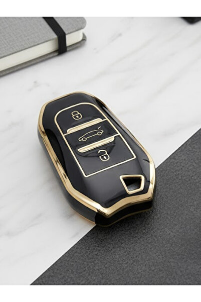 Lanitra غطاء مفتاح لسيارات بيجو وستروين 208 و308 و408 و508 و2008 و3008 و5008 ...