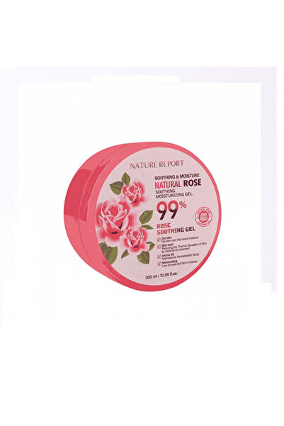 NATURE REPORT جل الورد المرطب 92% من ناتشر روز