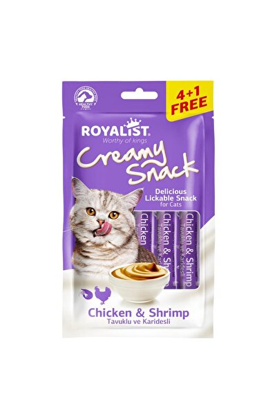Royalist Creamy Snack Kedi Ödül Maması – 5’li Paket