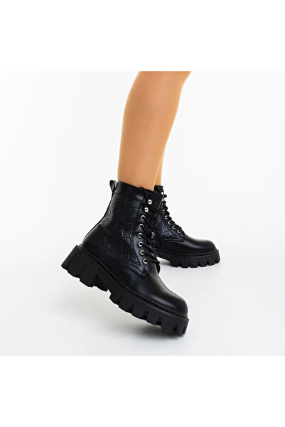 Amana Γυναικείες Μπότες DH2108 Μαύρες