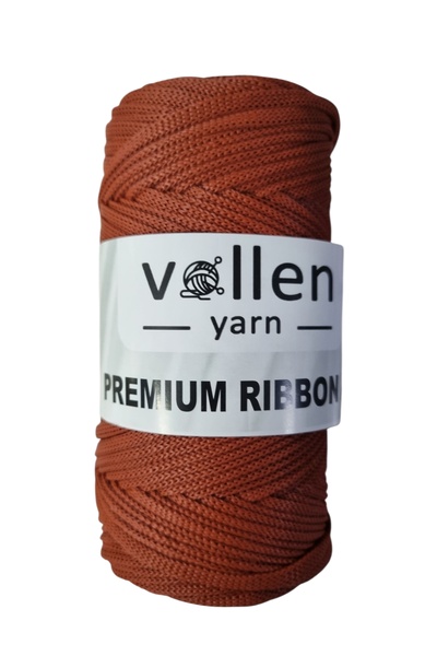 vollen yarn Premium 200gr/4mm Polyester Ribbon Ip,makrome Ipi,çanta Ipi,hobi ...