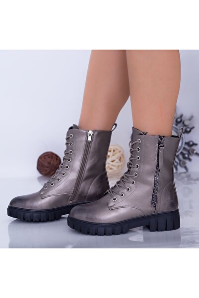 mei Women's Boots MX326 Guncolor