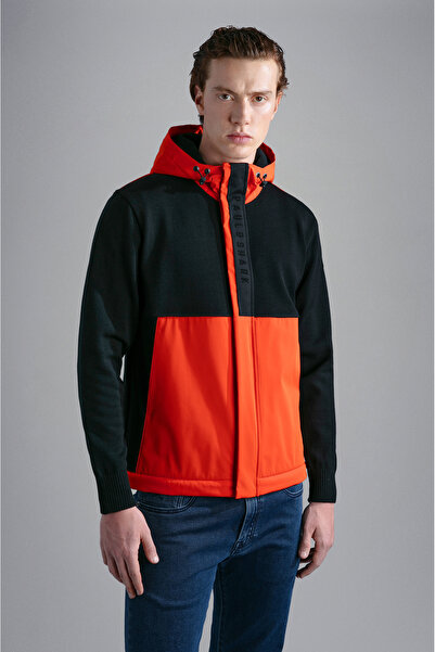 PAUL&SHARK MEN'S ZIPPED PULLOVER C.WWOOL