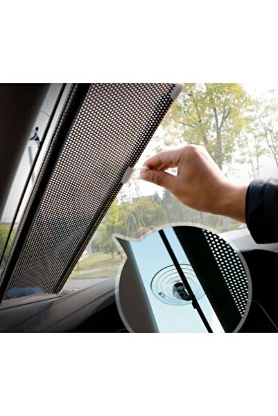 BZRSH Rolă retractabilă pentru parasolar cu ventuze pentru casă sau mașină 58 x 125 cm,