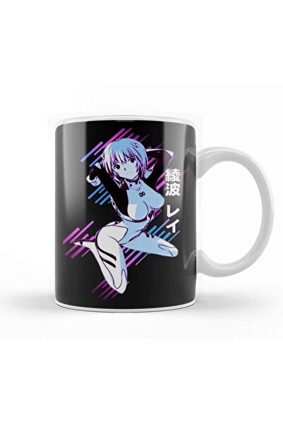 Generic Brand كوب Rei Ayanami 01 من البورسلين