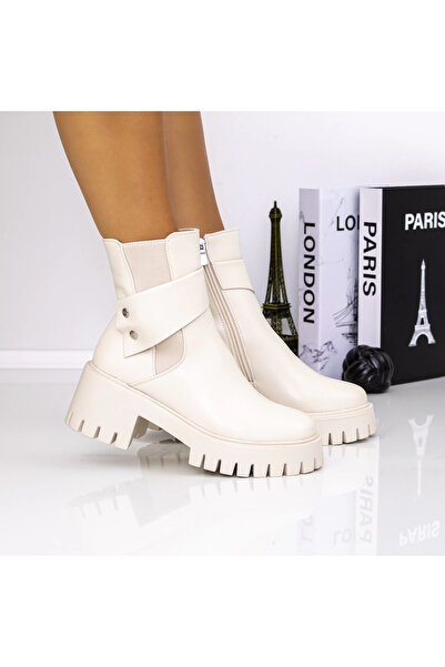 mei Γυναικείες Μπότες 3AD22 Μπεζ