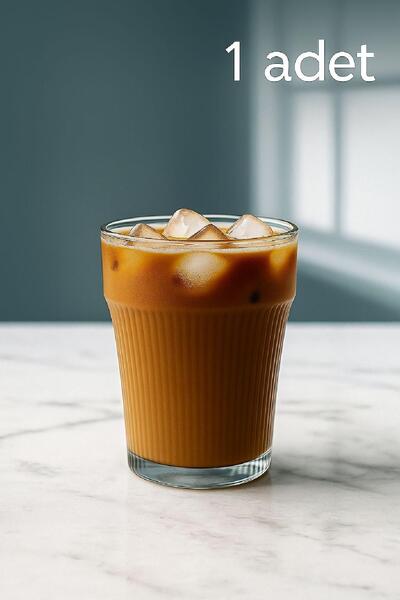 Lilya Home Isıya Dayanıklı 1 Adet Bardak Kahve Bardağı Su Bardağı Termisil Ba...