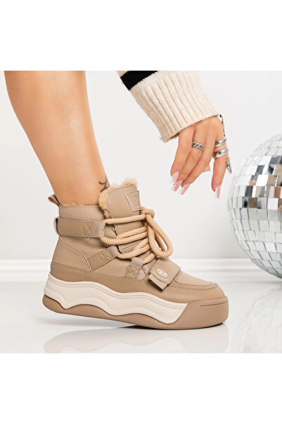 mei Γυναικείες Μπότες LF80535-2 Καφέ