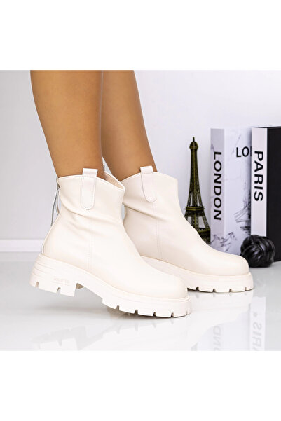 mei Дамски ботуши 3AL57 Бежови