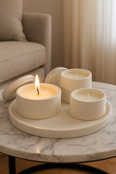 TREND YANKI DEKORATİF SET MUM