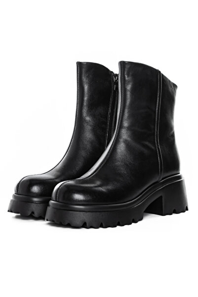 advancer Γυναικείες μπότες από γνήσιο δέρμα 83125 Μαύρες