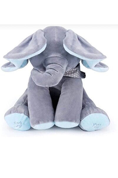 hoffmans Cuckoo Elephant - Interactive Plush Toy with Sounds and Movement, Battery Powered