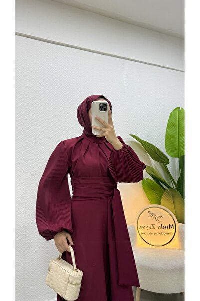 moda zeynaa Luna Tesetür Elbise