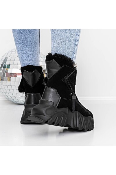 mei Γυναικείες Μπότες 3WL60 Μαύρες