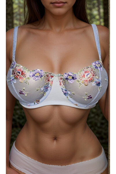 Ioana boutique Sutien cu armătură albastru deschis