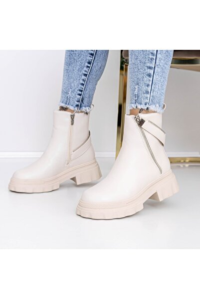 mei Γυναικείες Μπότες 3MX16 Μπεζ