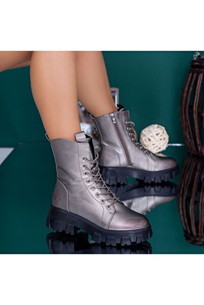 mei Women's Boots MX317 Guncolor