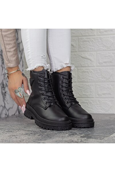 mei Ghete Dama cu Platforma 2XJ79 Negru