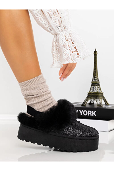 Givana Γυναικεία Τσόκαρα UG 24928 Μαύρα