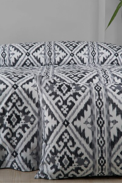 Sudemhome Double Ranforce Fitted Sheet Duvet Cover Set