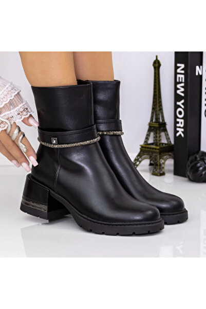 mei Γυναικείες Μπότες 3AD35 Μαύρες