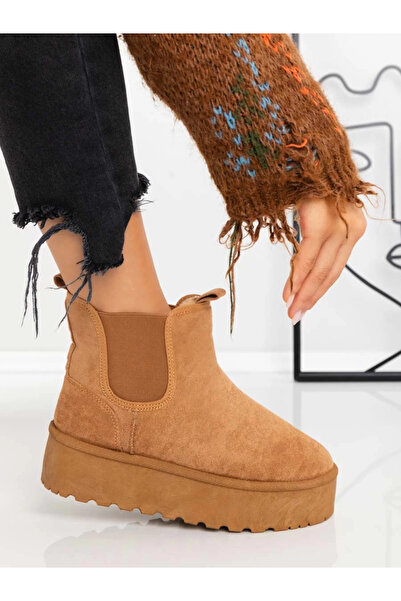 MİASHOES Дамски ботуши UG B-507 Светлокафяви