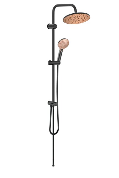 RAINMAX BRONZE MAT BLACK RAIN DUŞ SETİ