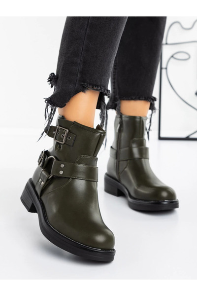 Bottega Γυναικείες Μπότες A796 Πράσινο