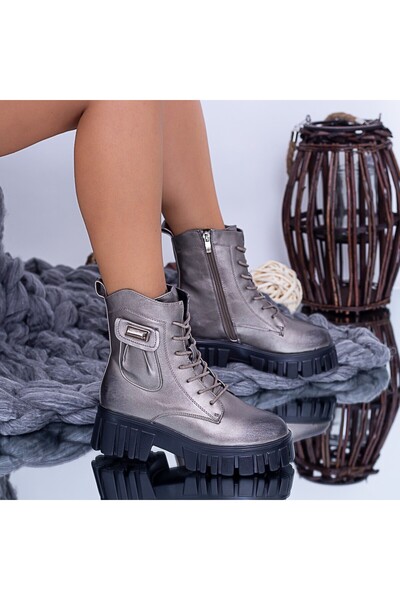 mei Women's Boots MX305 Guncolor