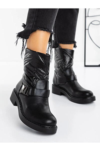 CRYSTAL SHOES Ghete Dama 5019-YQ Negru