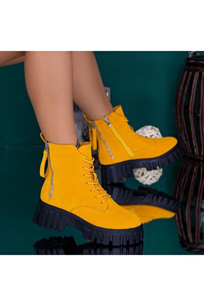 mei Γυναικείες Μπότες MX308A Κίτρινες
