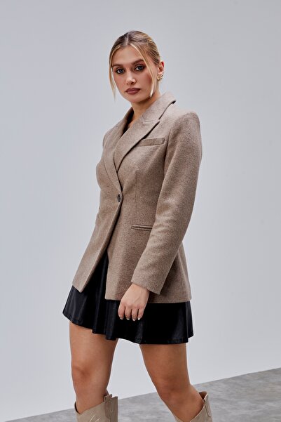 Bolivente Mink Cashmere Lined Regular Jacket