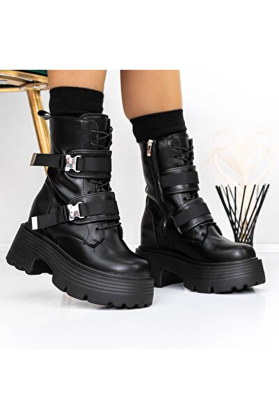 mei Women's Boots 3WL20 Black