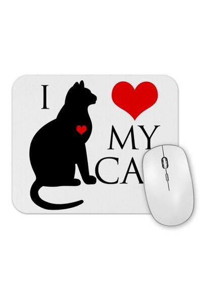 dekado I Love My Cat Cat Animal Pet Animal Mouse Pad