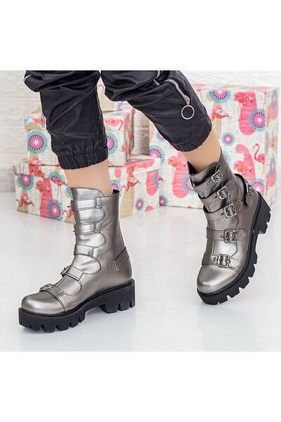 Exist Women's Boots E509 Guncolor